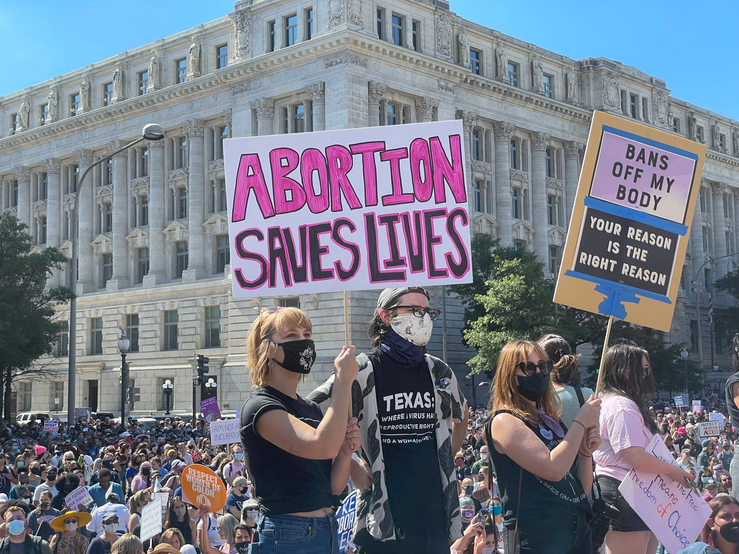 Kundgebung fr das Recht auf Abtreibung
